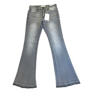 NWT KanCan High Rise Light Wash Flare Jeans Sz 11/29